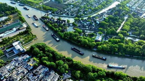 今日头条运河公园图片,漫步其中感受江南水乡韵味
