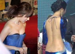 各国明星露胸,透视各国性感露胸瞬间